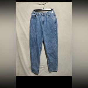 ASOS Design Rigid Tapered Jeans Blue Light Wash Size 28